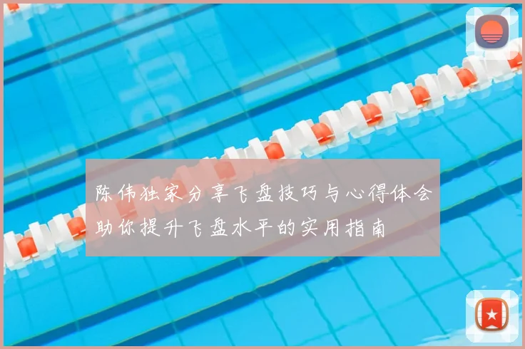 陈伟独家分享飞盘技巧与心得体会助你提升飞盘水平的实用指南